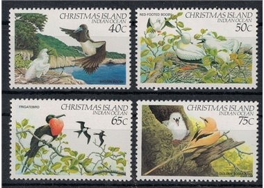 CHRISTMAS ISLAND 1982 Birds (III) 4v MNH**