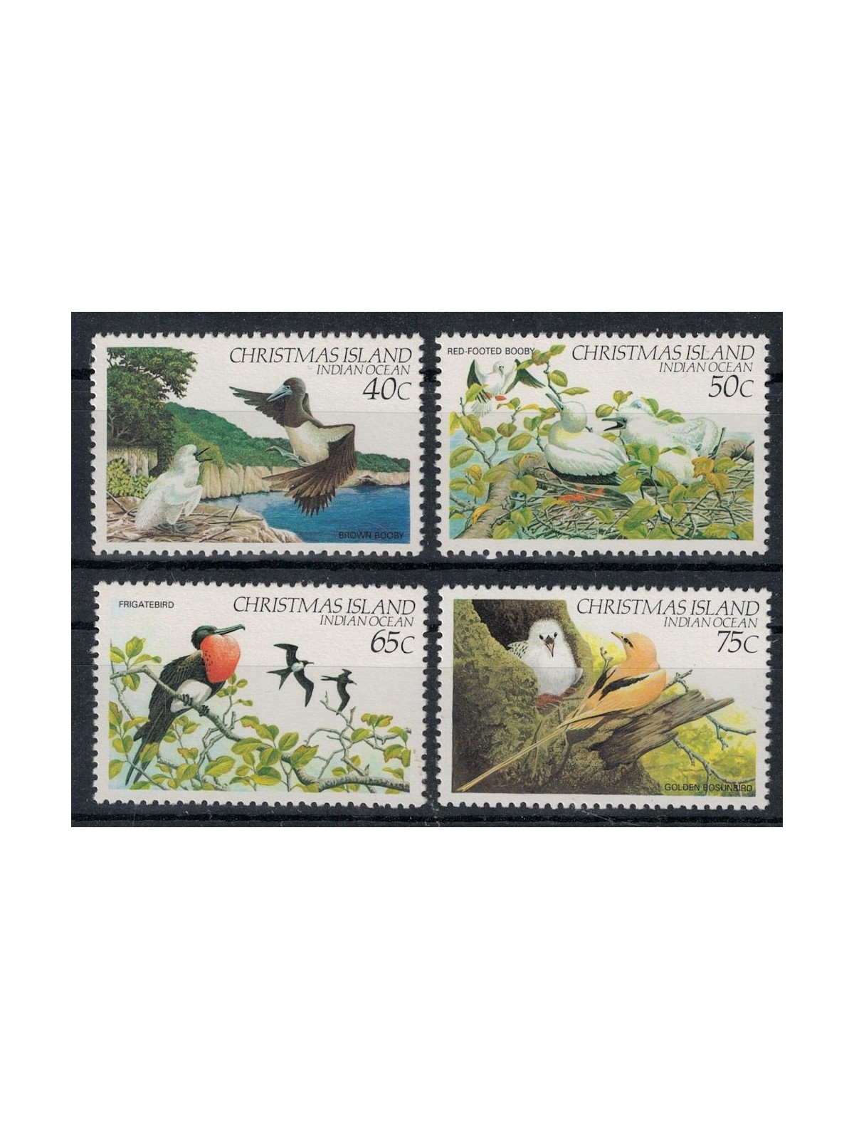 CHRISTMAS ISLAND 1982 Birds (III) 4v MNH**
