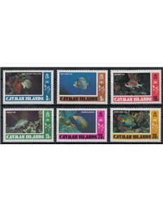 CAYMAN 1978 Marine fauna, fish (I) 6v MNH**