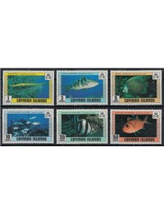 CAYMAN 1979 Fauna marina, pesci (II) 6v MNH**