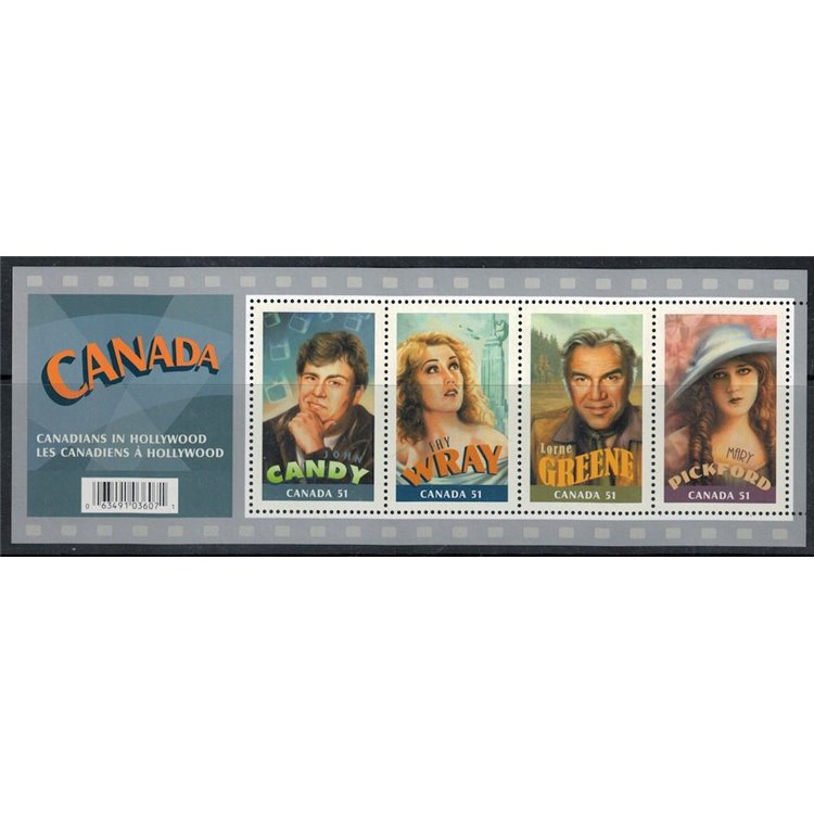 CANADA 2006 Canadian Actors and Actresses 4v MNH**