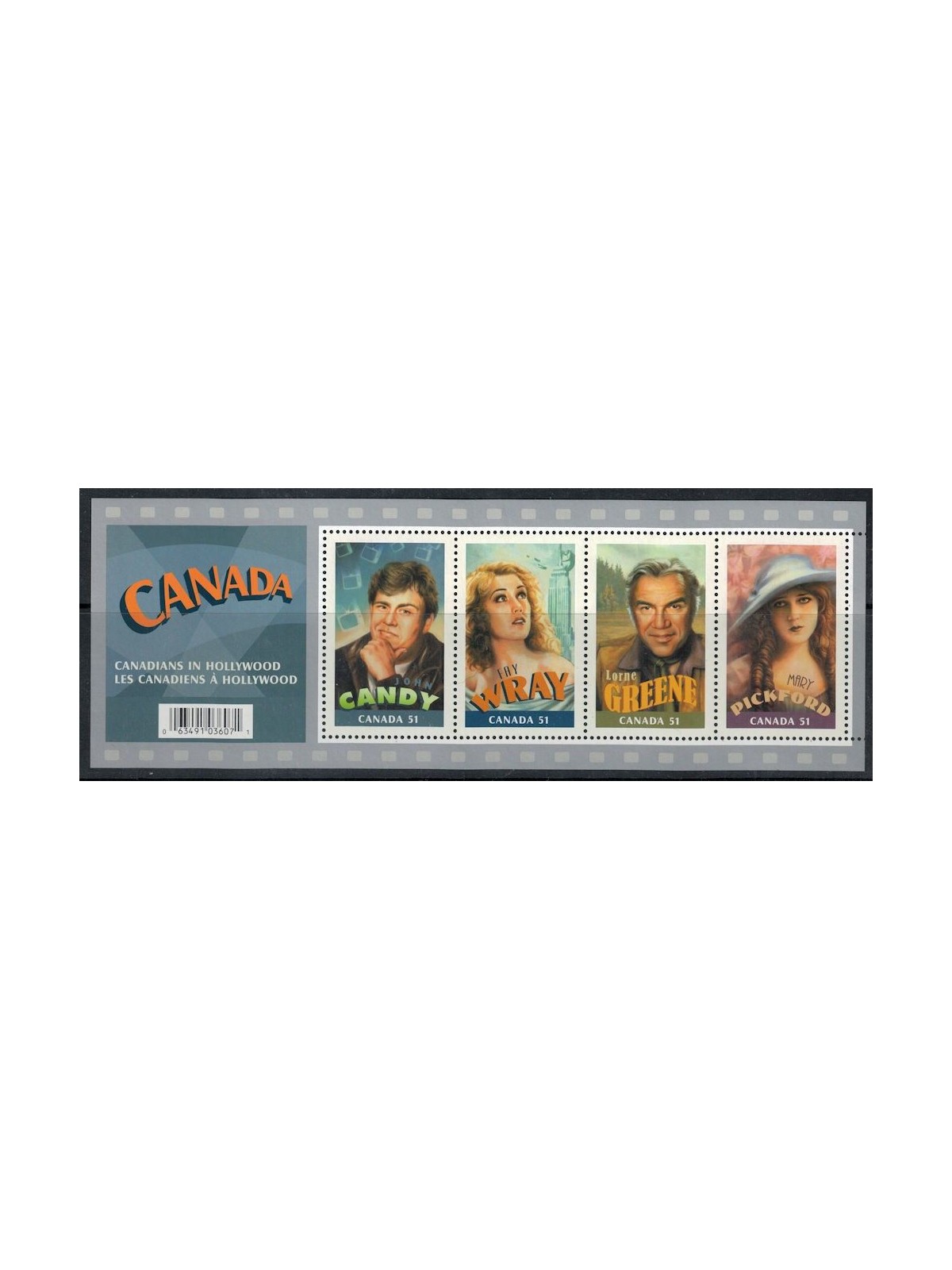 CANADA 2006 Attrici e Attori canadesi 4v MNH**