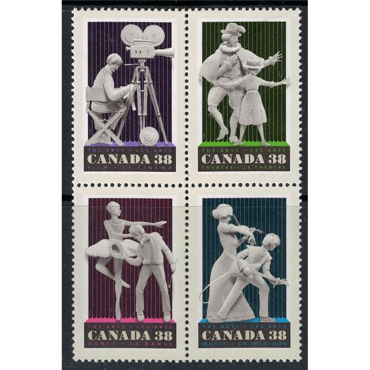 CANADA 1989 Arte e intrattenimento 4v MNH**