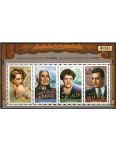 CANADA 2008 Canadian Actors and Actresses (block) 4v MNH**