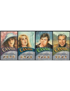 CANADA 2006 Canadian Actors and Actresses 4 booklet MNH**