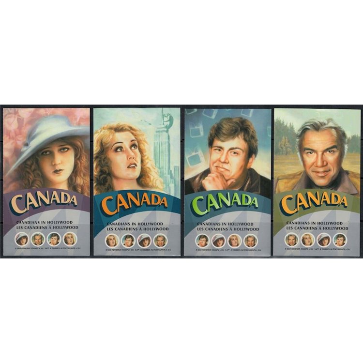 CANADA 2006 Canadian Actors and Actresses 4 booklet MNH**