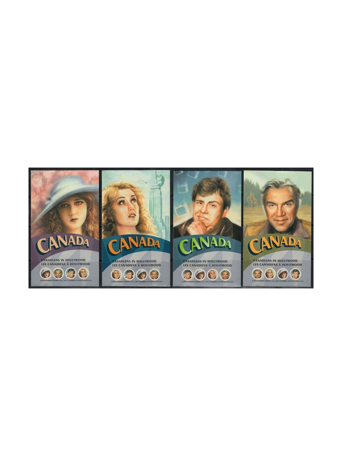 CANADA 2006 Canadian Actors and Actresses 4 booklet MNH**