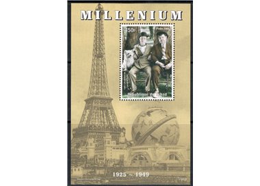 CHAD 2000 Events of the 20th Century (Laurel and Hardy) s/s MNH**