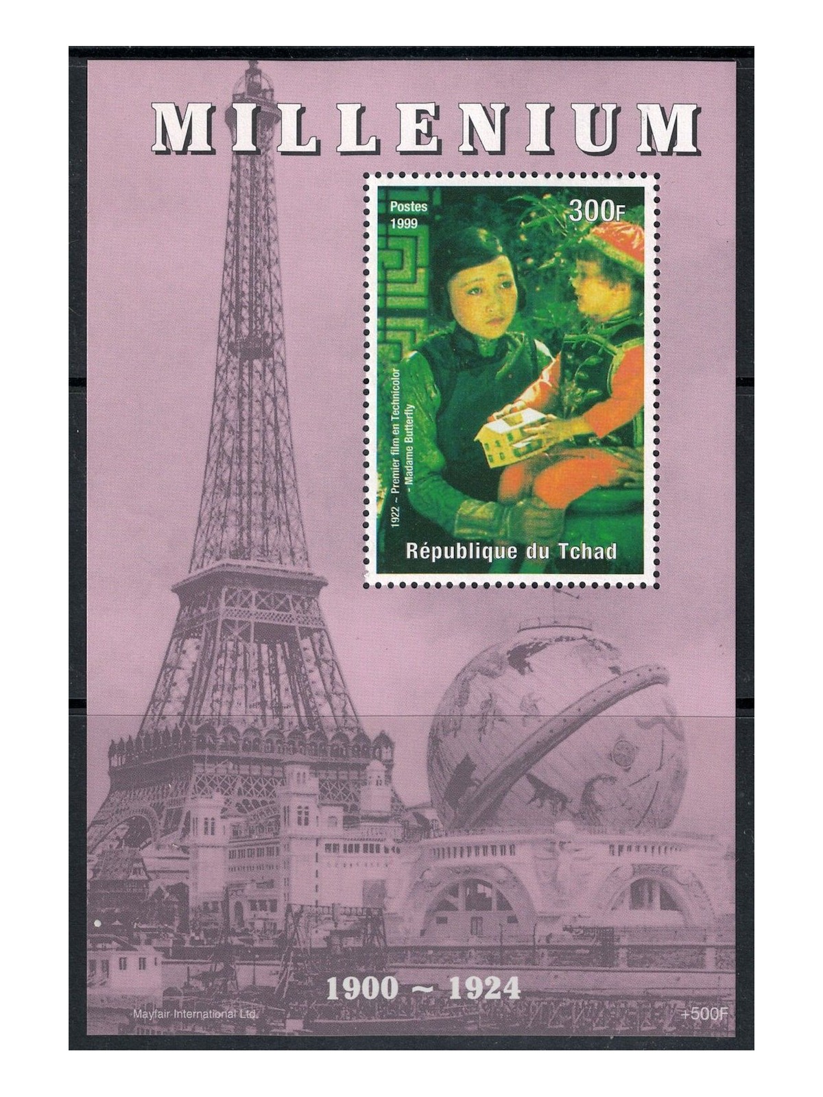 CHAD 2000 Events of the 20th Century (Madama Butterfly) s/s MNH**