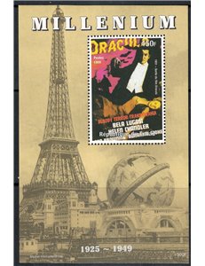 CHAD 2000 Events of the 20th century (Dracula) s/s MNH**