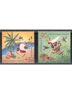 CHRISTMAS ISLAND 2005 Christmas 2v MNH**