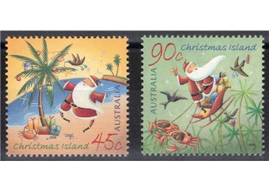 CHRISTMAS ISLAND 2005 Natale 2v MNH**