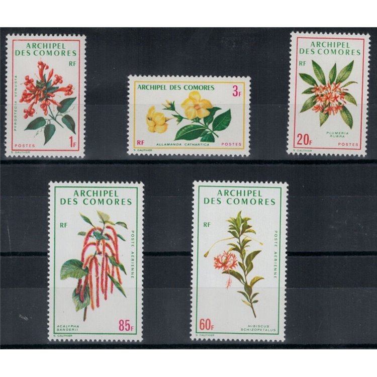 COMORE 1971 Flora, Fiori 5v MNH**