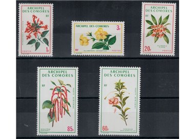 COMOROS 1971 Flora, Flowers 5v MNH**