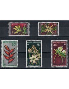 COMOROS 1969 Flora, Flowers 5v MNH**