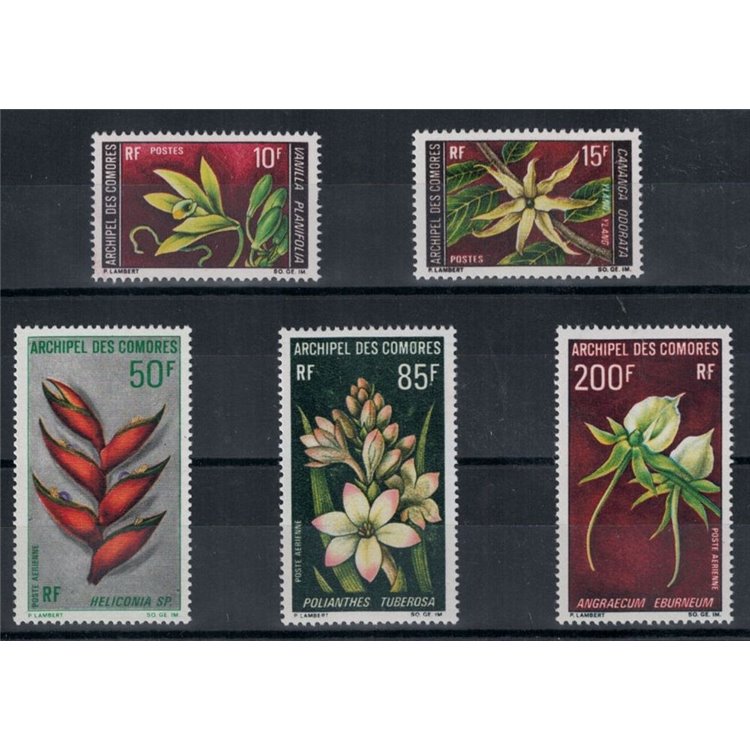 COMORE 1969 Flora, Fiori 5v MNH**