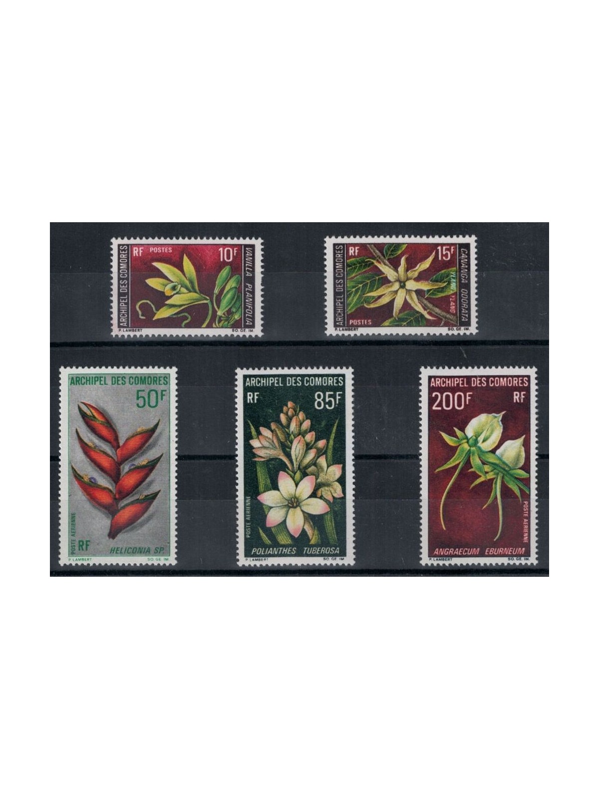 COMOROS 1969 Flora, Flowers 5v MNH**