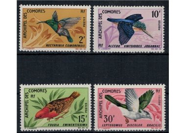 COMORE 1967 Fauna, Uccelli 4v MNH**