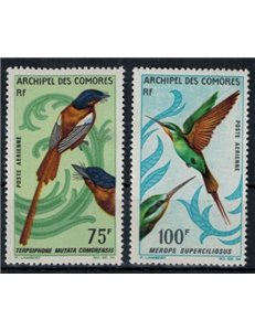 COMORE 1967 Fauna, Uccelli 2v MNH**