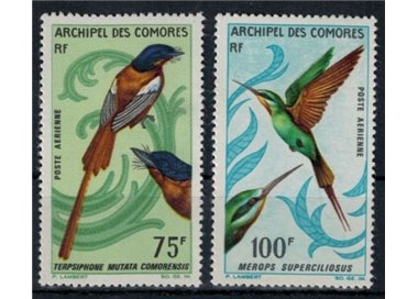 COMORE 1967 Fauna, Uccelli 2v MNH**