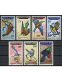 CONGO (BRAZZAVILLE) 1967 Uccelli, posta aerea 7v MNH**