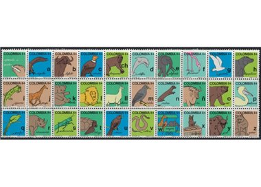 COLOMBIA 1980 Analfabetismo 30v MNH**