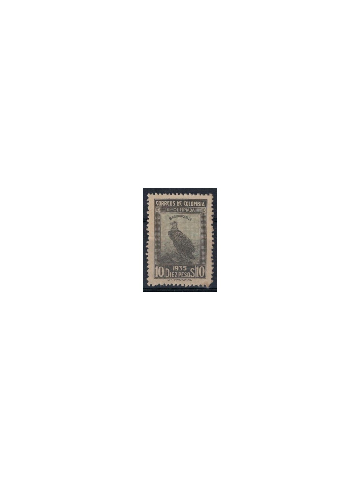 COLOMBIA 1935 Olympic Games Barranquilla 1v MNH**