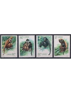CHINA 2002 Fauna, monkeys 4v MNH**