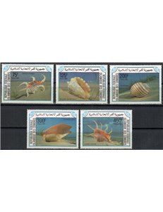 COMORE 1985 Conchiglie 5v MNH**
