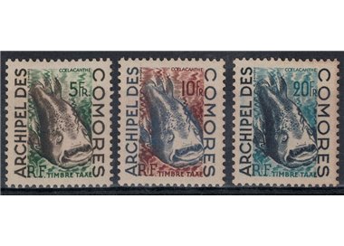 COMORES 1954 Postage due 3v MNH**