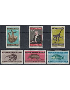 COLOMBIA 1960 Alexander von Humboldt 6v MNH**