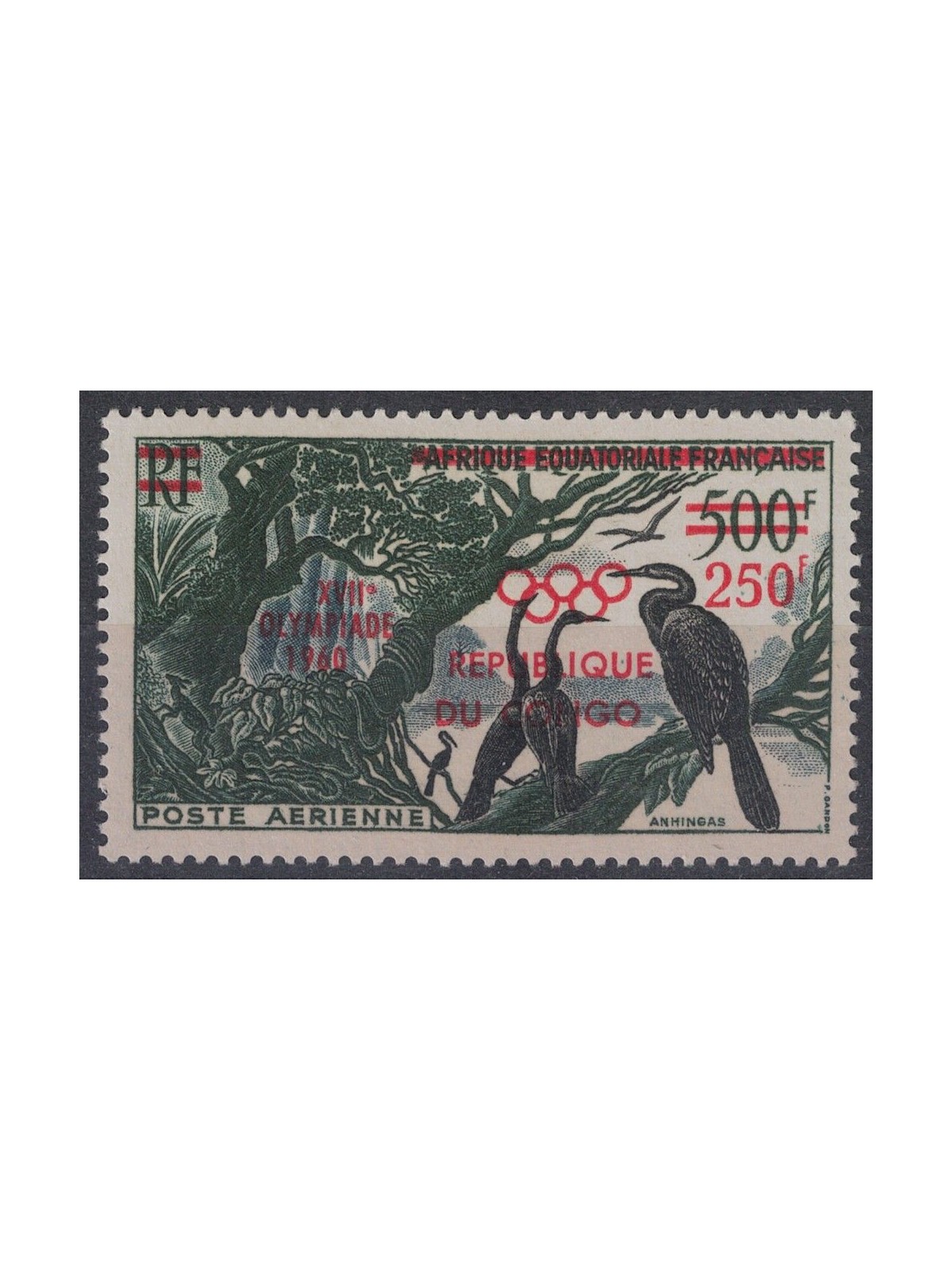 CONGO (BRAZZAVILLE) 1960 Giochi olimpici di Roma MNH**