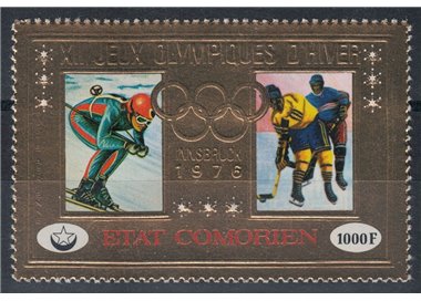 COMORE 1976 Giochi olimpici, posta aerea MNH**