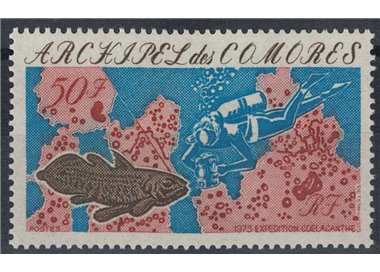 COMOROS 1975 Coelacanthe Expedition MNH**