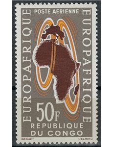 CONGO (BRAZZAVILLE) 1963 Europafrique MNH**