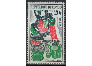 CONGO (BRAZZAVILLE) 1962 Brazzaville Market MNH**