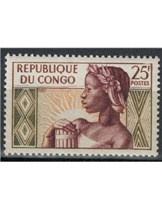 CONGO (BRAZZAVILLE) 1959 Anniversario della Repubblica MNH**