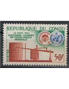 CONGO (BRAZZAVILLE) 1964 Meteorological Day MNH**