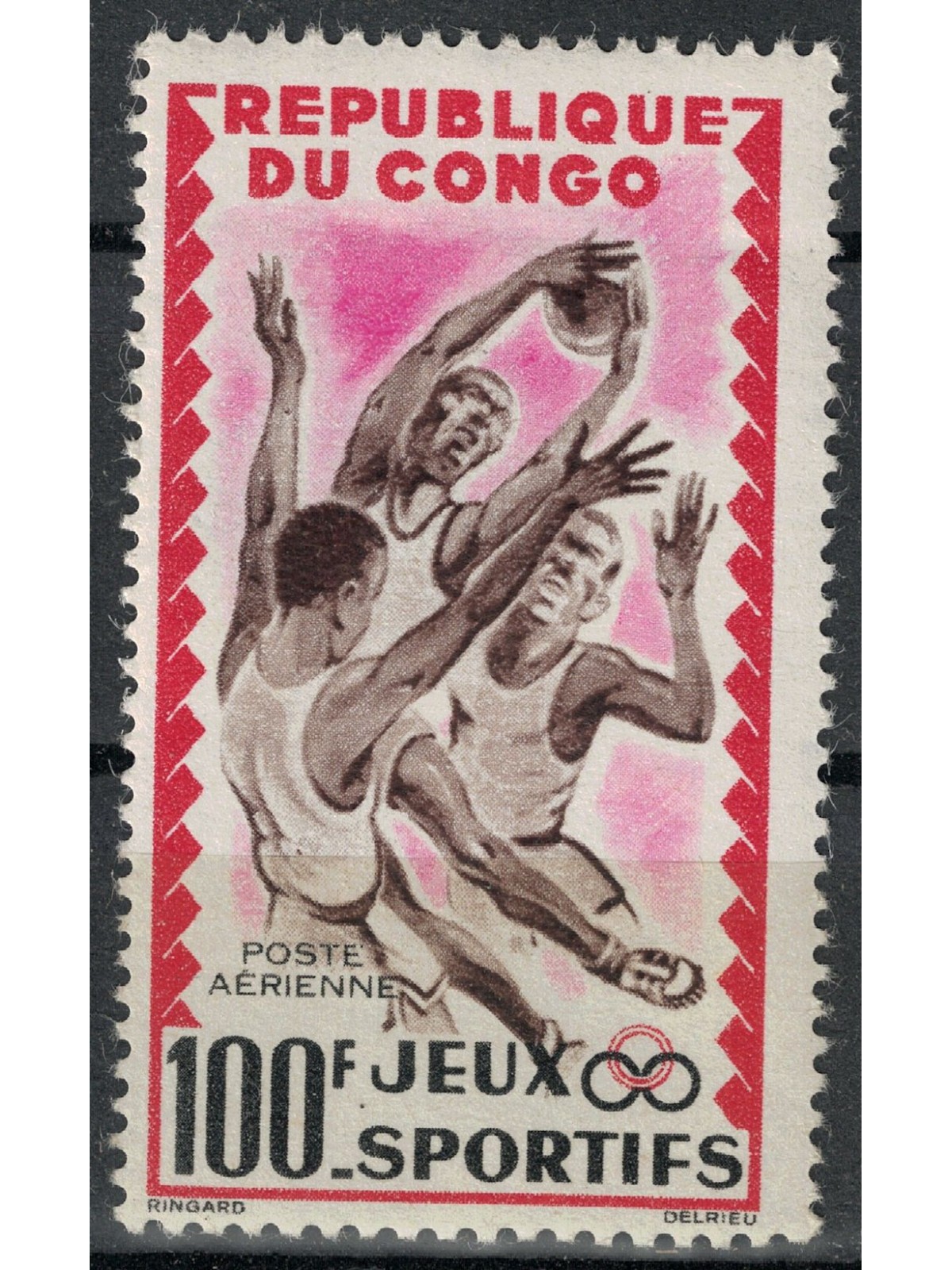 CONGO (BRAZZAVILLE) 1962 Sports Games, Airmail MNH**