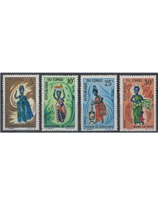 CONGO (BRAZZAVILLE) 1967 Bambole 4v MNH**
