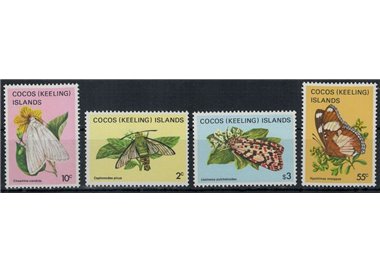 COCOS 1983 Serie ordinaria, farfalle (II) 4v MNH**