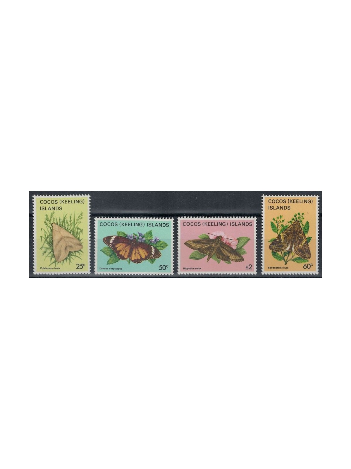 COCOS 1983 Serie ordinaria, farfalle (IV) 4v MNH**