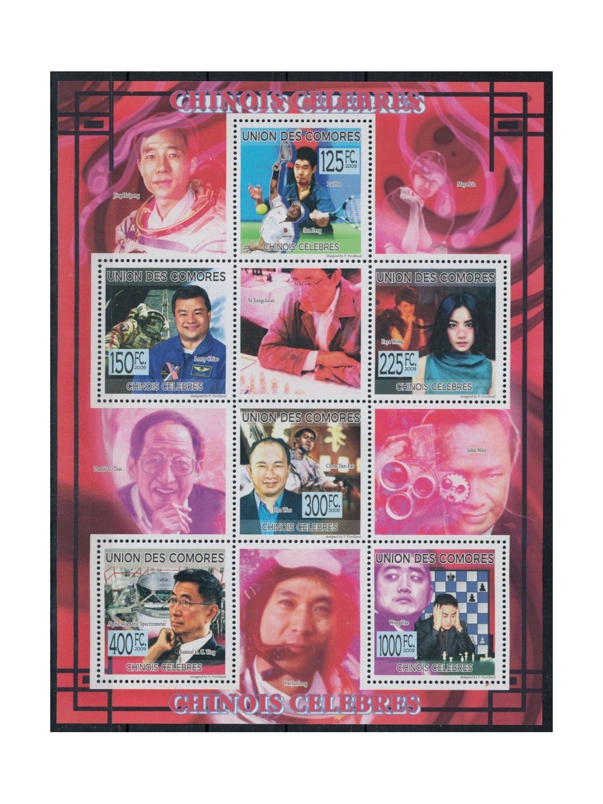COMORE 2009 Personalità cinesi 6v MNH**