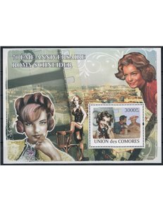 COMORE 2009 Romy Schneider BF MNH**