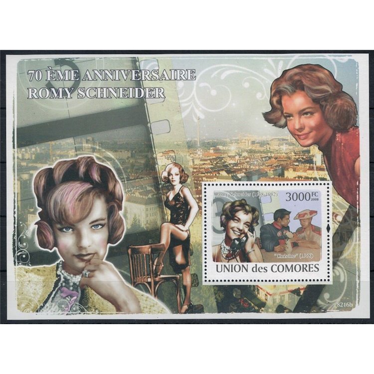 COMORE 2009 Romy Schneider BF MNH**