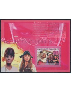 COMOROS 2009 Famous Actresses s/s MNH**