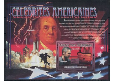 COMOROS 2009 American Celebrities (George Clooney) s/s MNH**