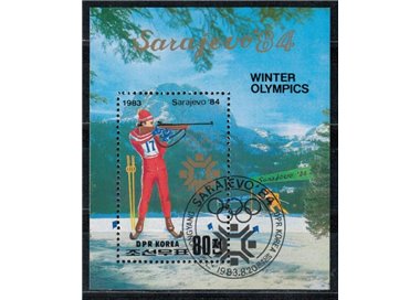 NORTH KOREA 1983 Olympic Games Biathlon 1 s/s us
