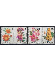 CONGO (KINSHASA) 1971 Flora, flowers 4v MNH**
