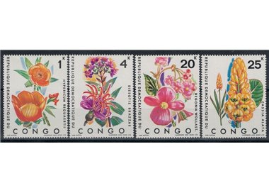 CONGO (KINSHASA) 1971 Flora, flowers 4v MNH**